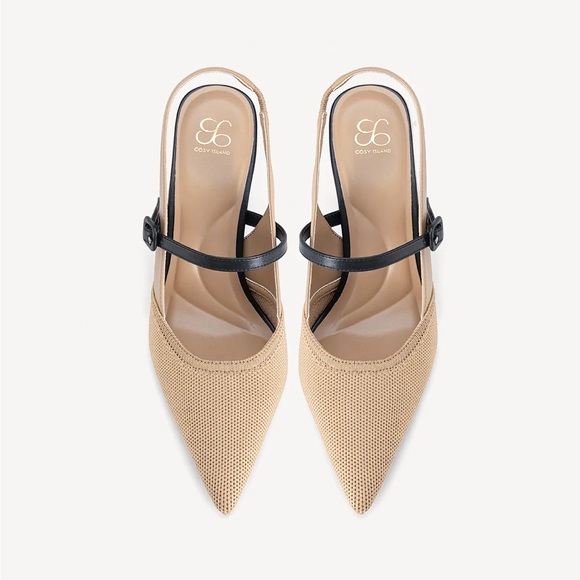 Cosy island StrikeStep Elegant Stiletto Heeled Slingback - Picture 6 of 16